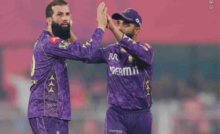 Moeen Ali’s Tactical Brilliance Leads KKR to Victory Over Rajasthan Royals