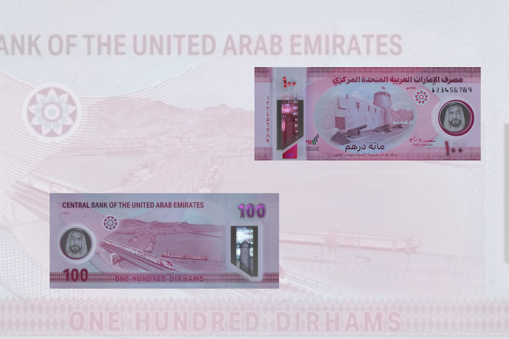 Dh100 Banknote Celebrates UAE’s Rail Network Growth!