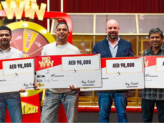 UAE Residents Secure Life-Changing Wins in Big Ticket Draw