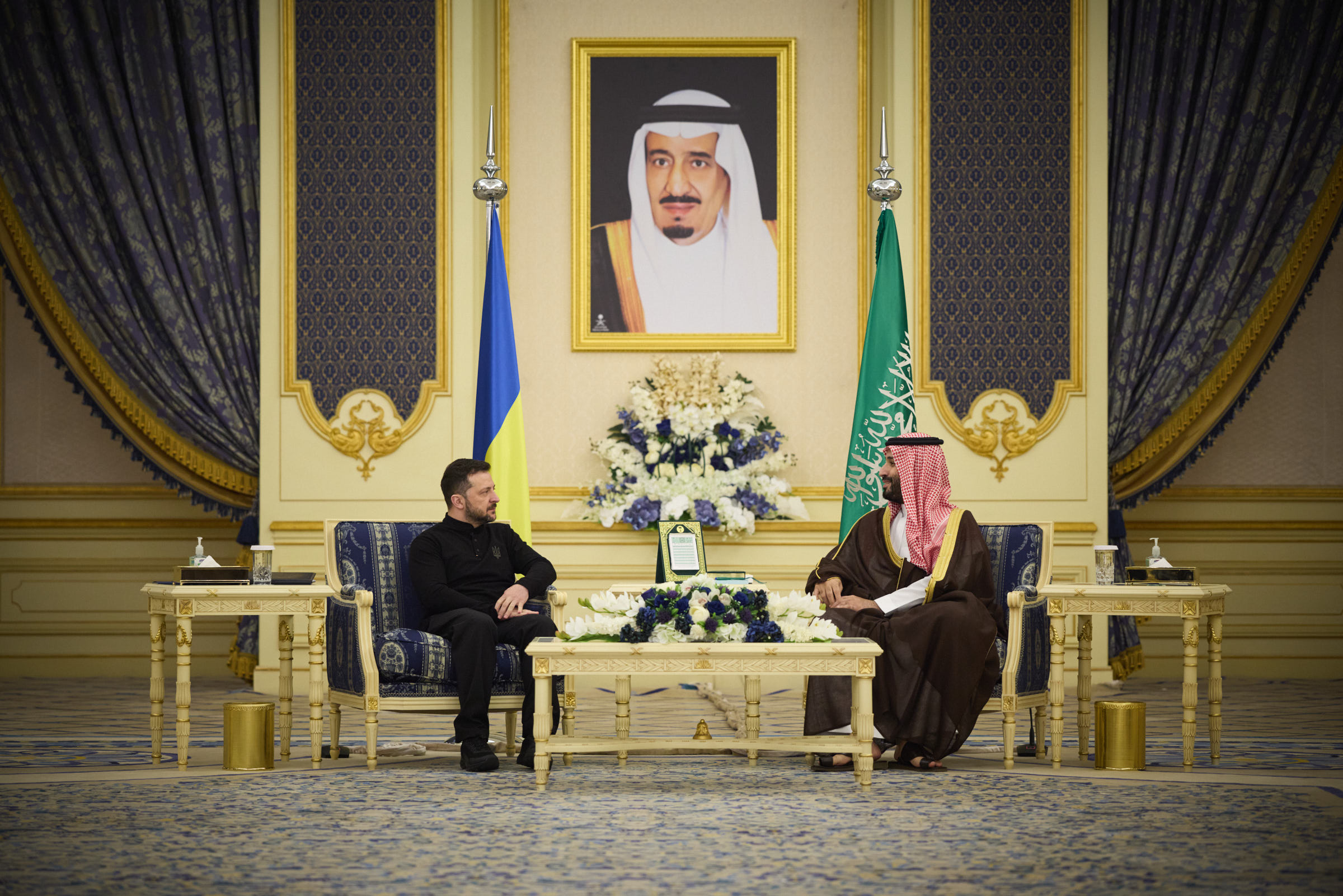 President Zelenskyy and Crown Prince Mohammed bin Salman Discuss Pathways to Peace in Jeddah