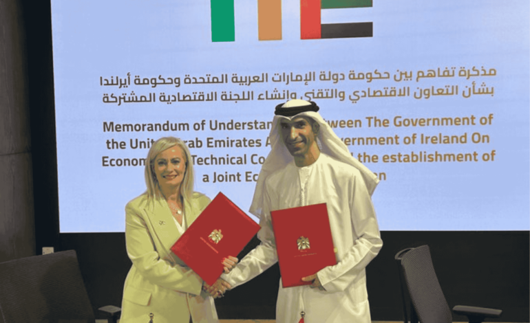 UAE, Ireland ink MoU to enhance trade and tech ties