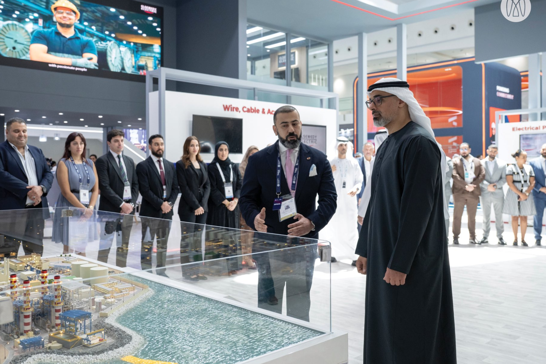 Sheikh Khaled Visits World Utilities Congress 2025 in Abu Dhabi