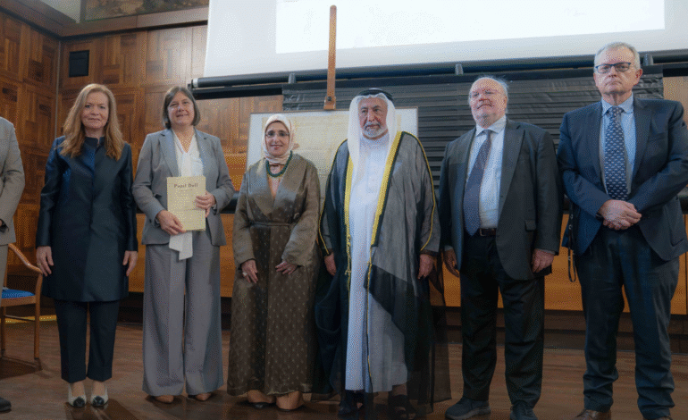 Sharjah Ruler Gifts Rare 1624 Papal Decree Manuscript to Milan University