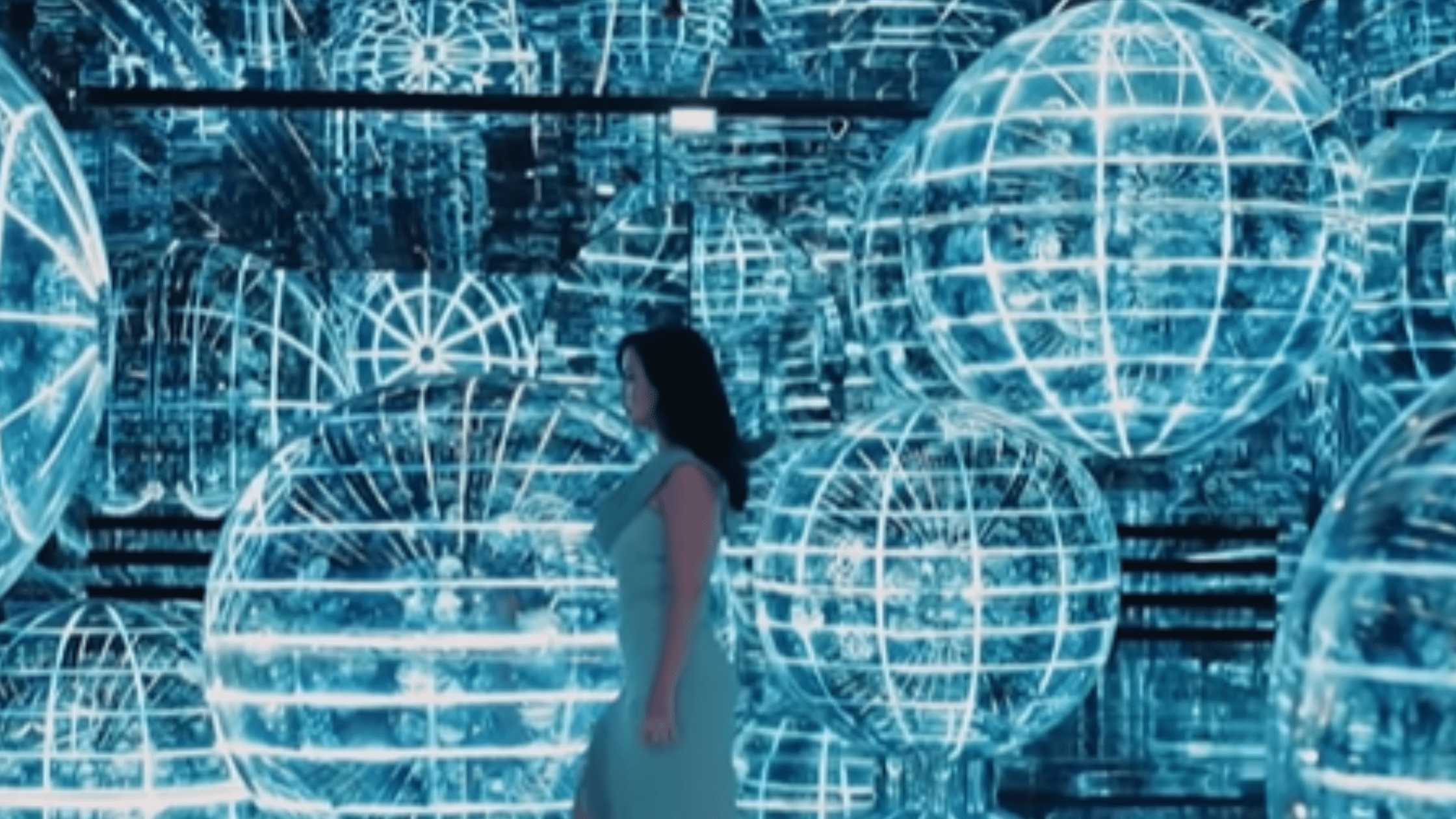 Immersive light experience at AYA Universe in Dubai