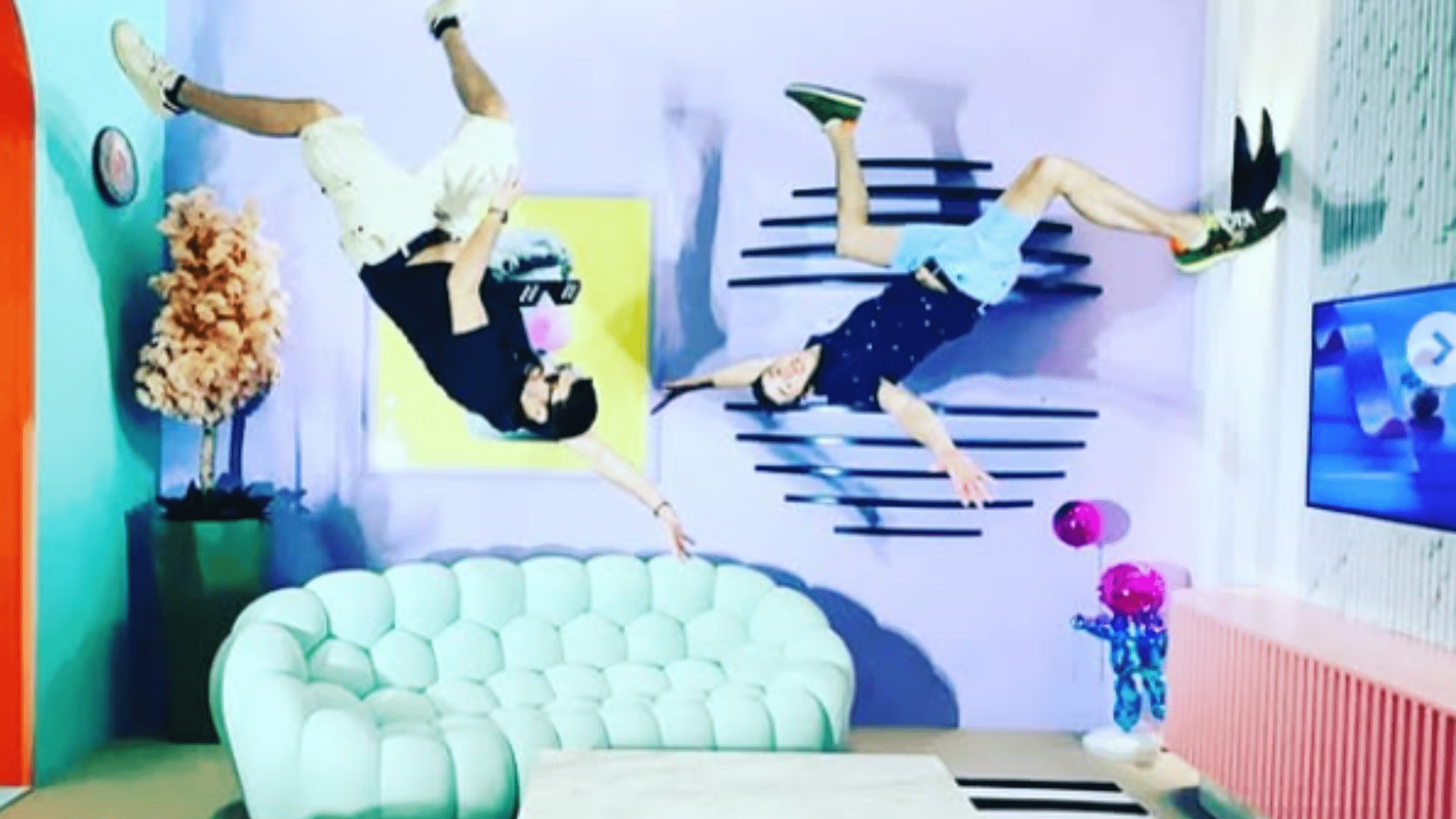 Optical illusions at Illusion City in Dubai