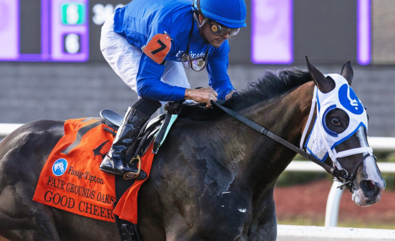 Good Cheer Clinches Kentucky Oaks for UAE’s Godolphin