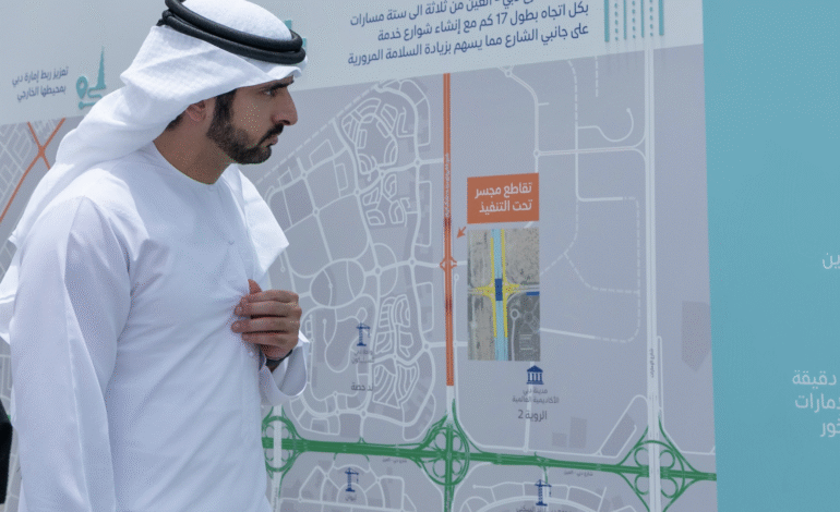 Sheikh Hamdan Reviews Dubai’s Expansive Road Corridor Development Plan