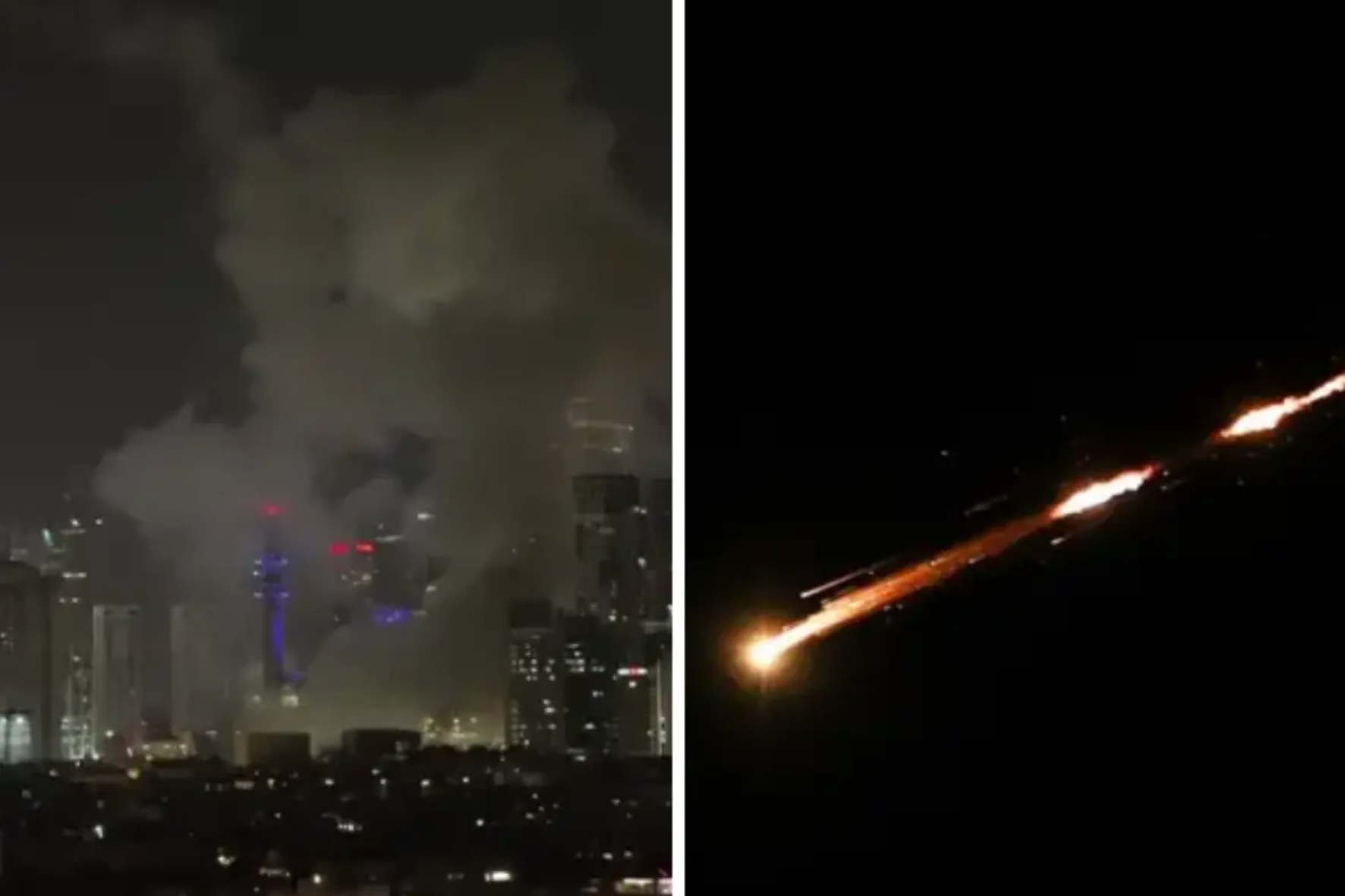 Iran Launches Missile Attack After Israel’s Tehran Airstrikes