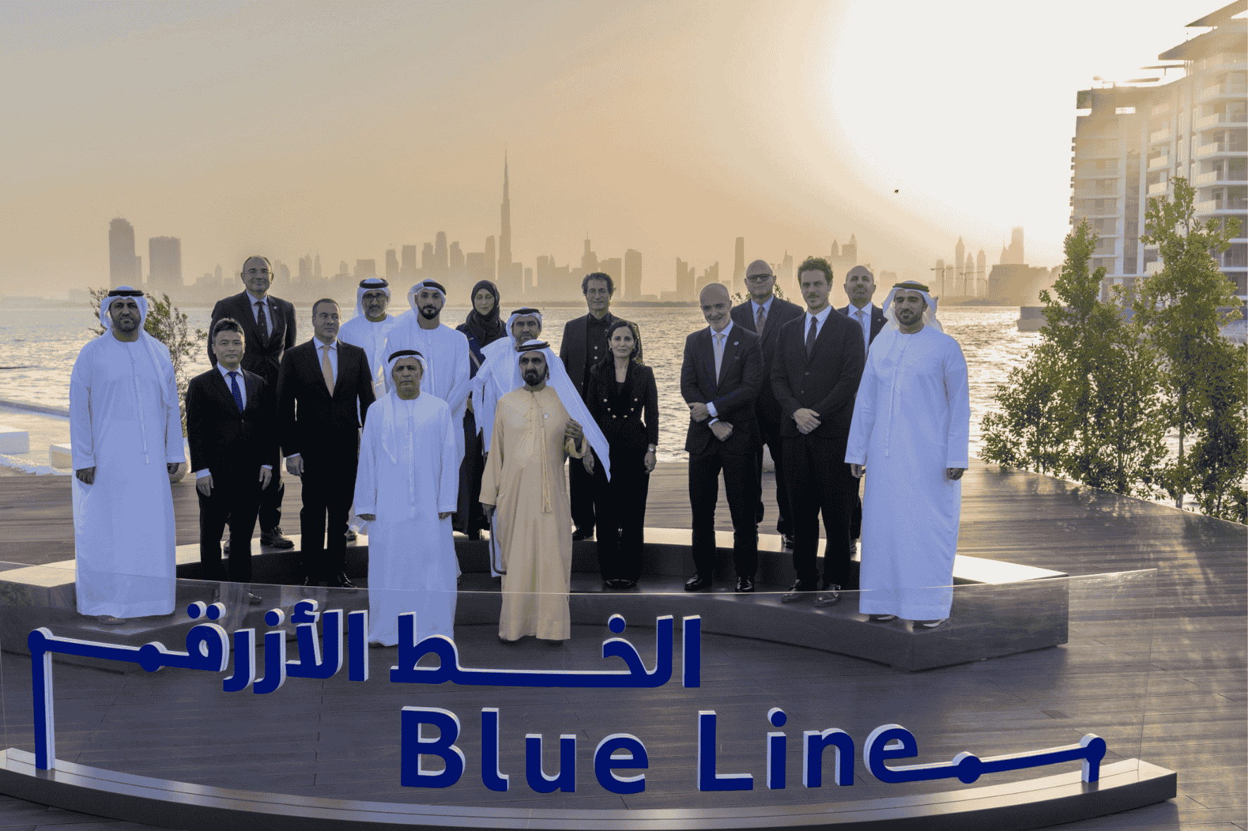 Dubai Metro Blue Line Launched with World’s Tallest Station