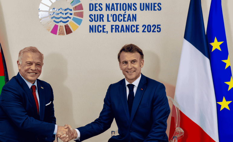 King Abdullah II & Macron Seek Middle East Stability, Gaza Ceasefire
