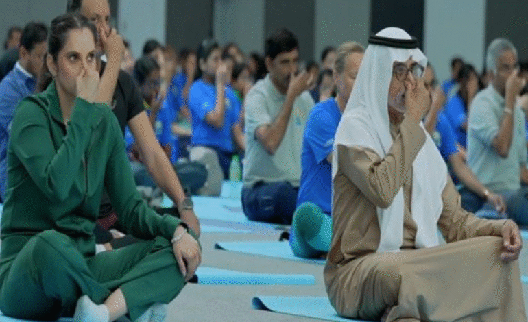 Sheikh Nahyan Leads Abu Dhabi’s 11th International Day of Yoga