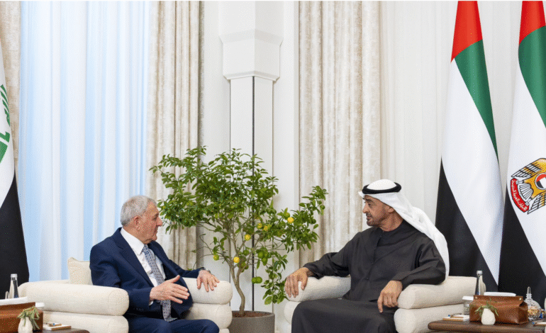 UAE and Iraq Presidents Discuss Regional Stability, Strengthen Diplomatic Ties