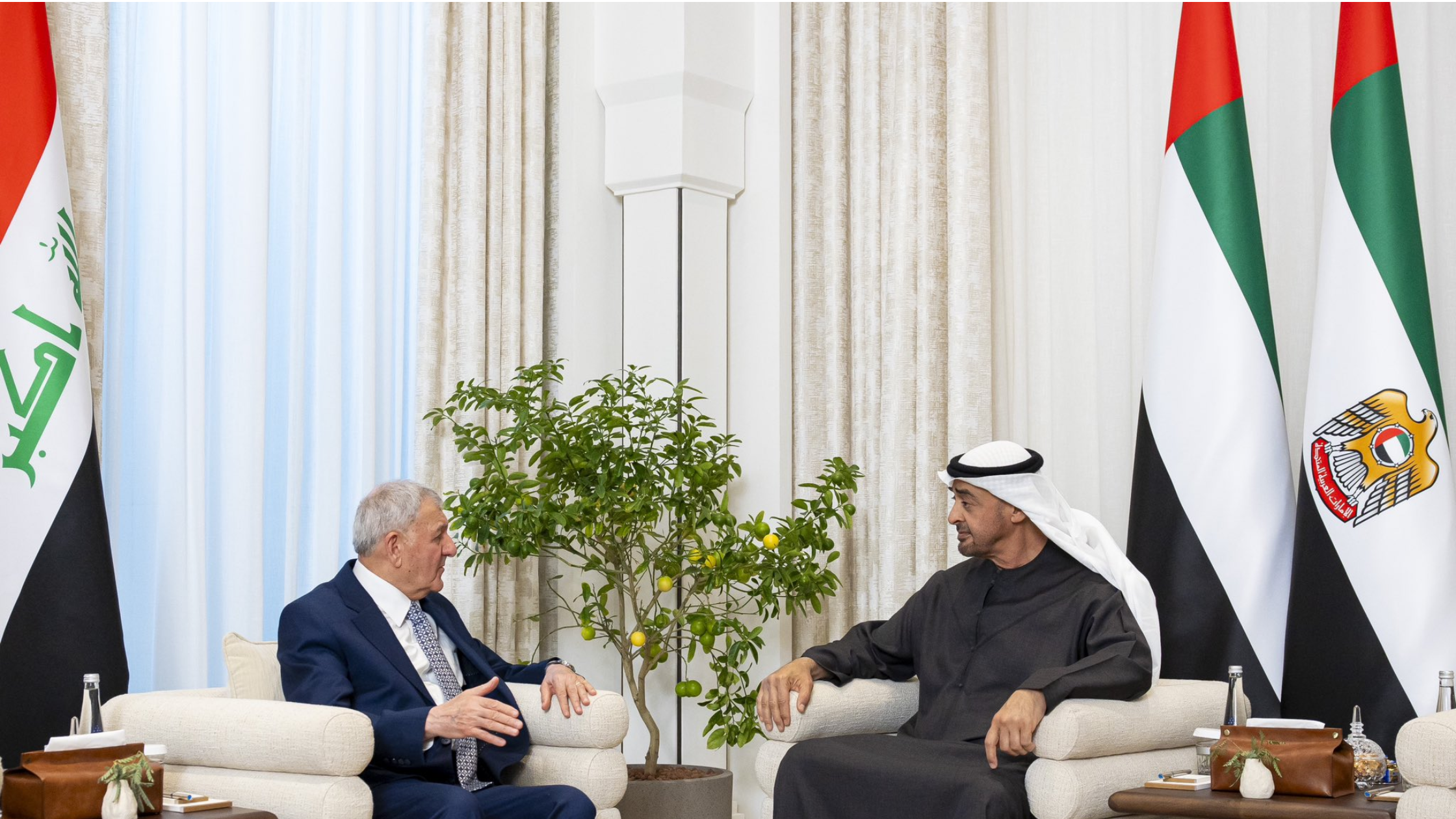 UAE and Iraq Presidents Discuss Regional Stability, Strengthen Diplomatic Ties