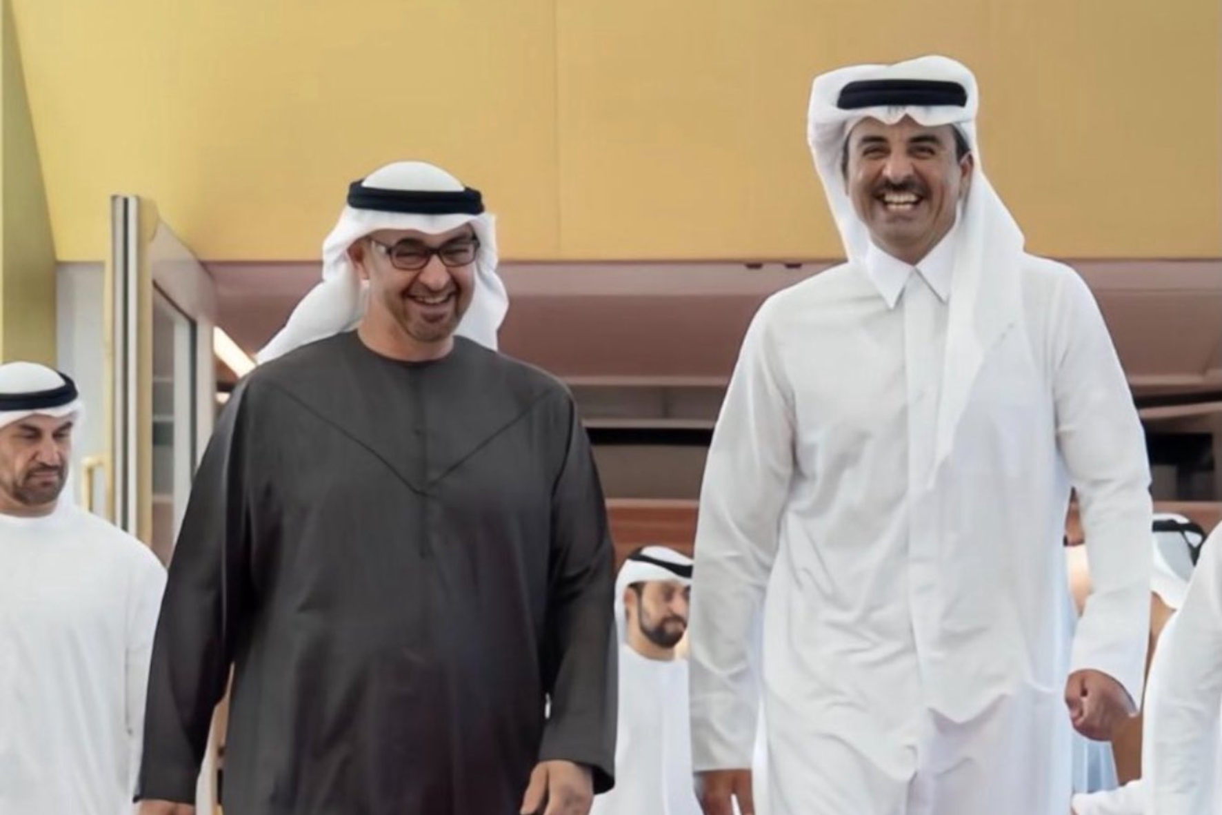 UAE President Sheikh Mohamed Arrives In Doha For Fraternal Visit