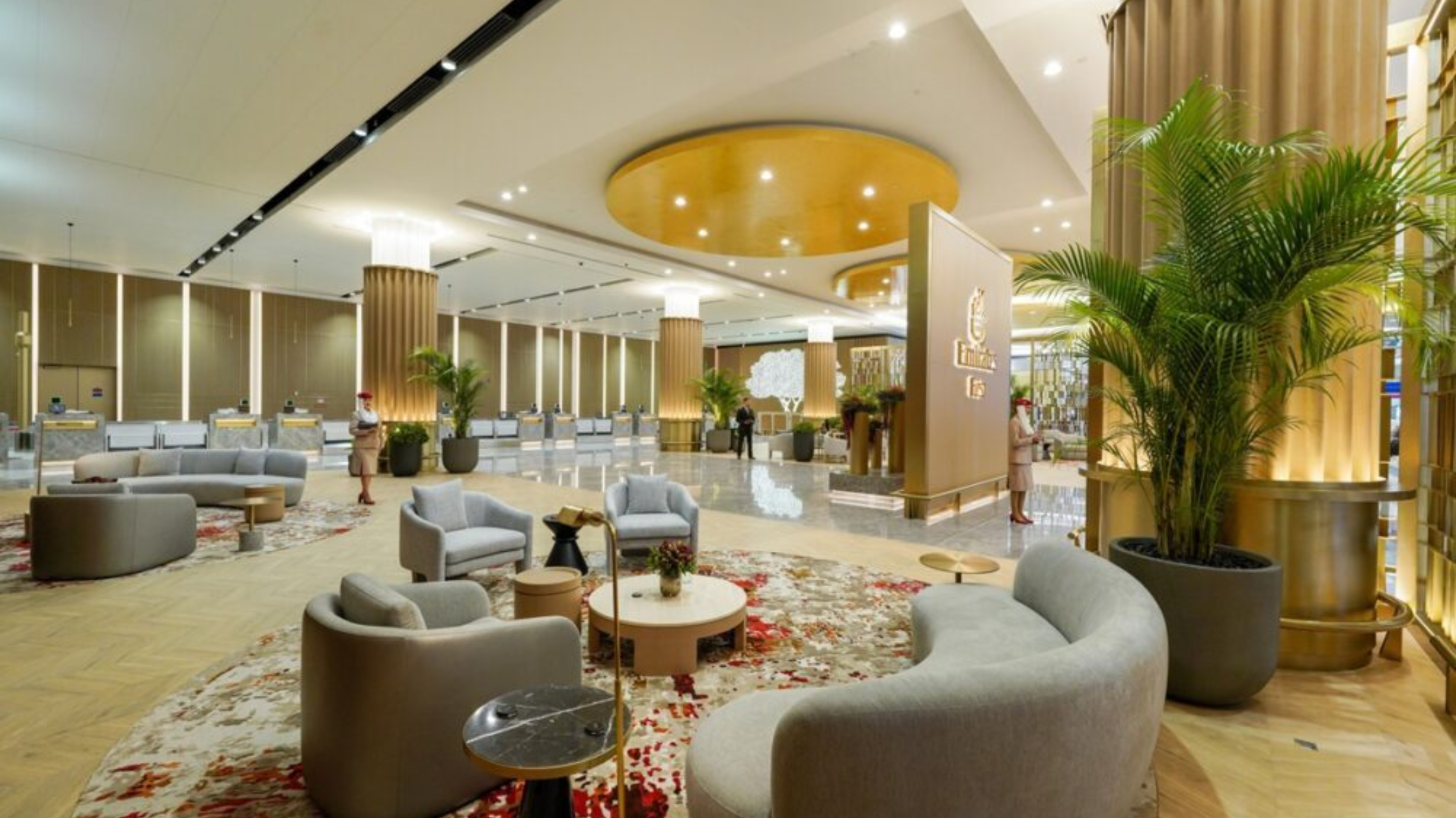 Emirates First: Luxurious Check-In Unveiled at DXB Ter