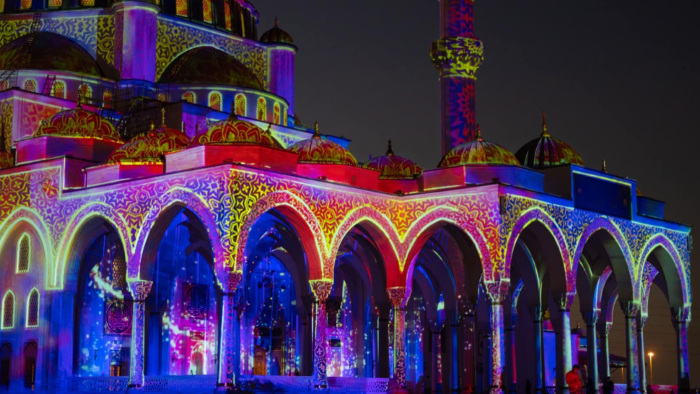 Image source: Official account of @Sharjah Light Festival