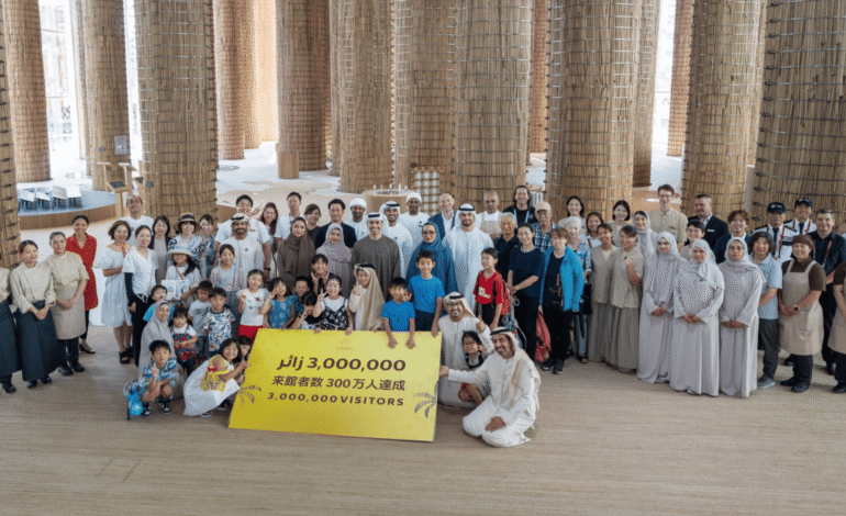 UAE Pavilion at Expo 2025 Osaka Welcomes Three Million Visitors
