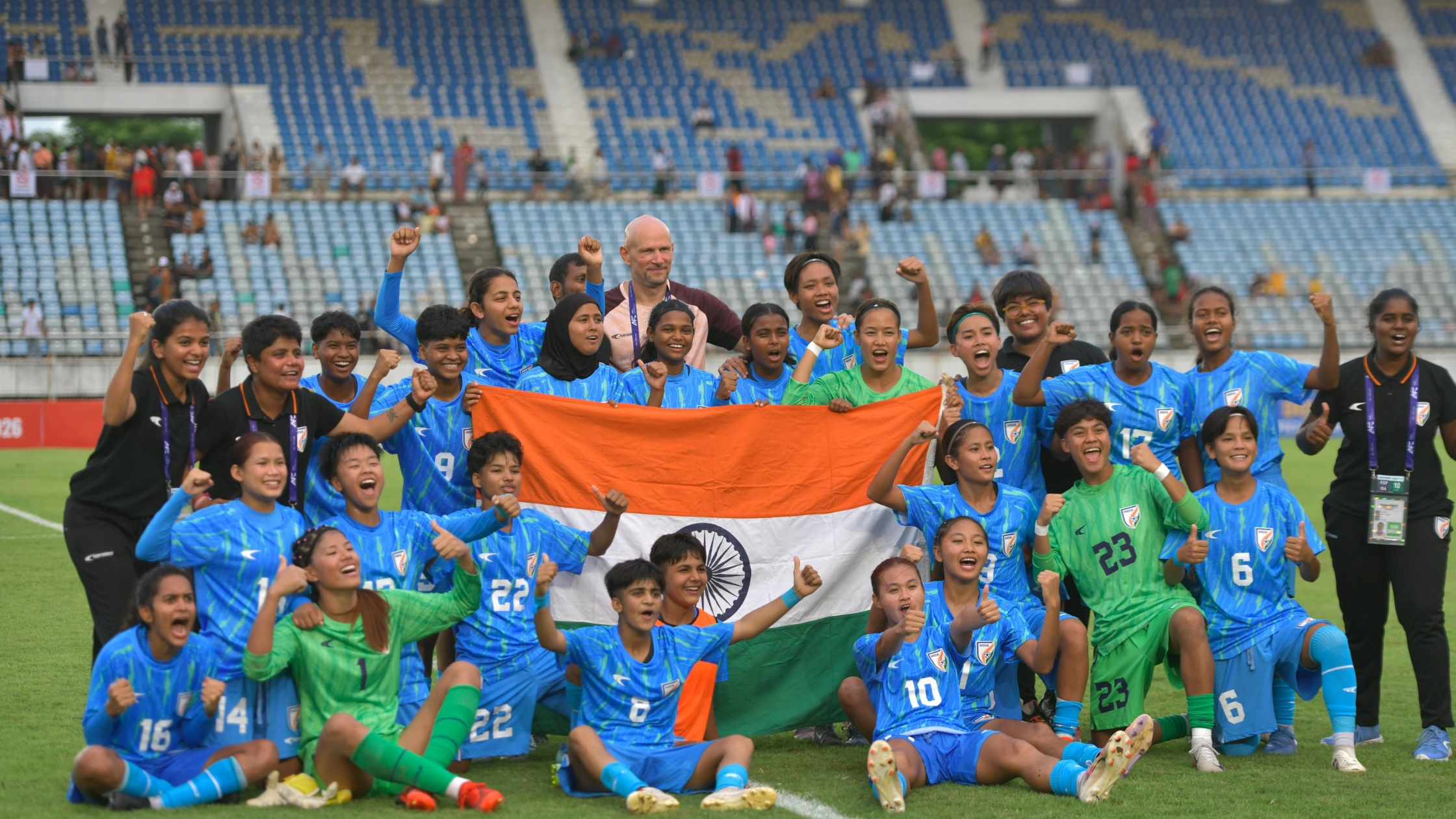 India U-20 Women’s Football Team Creates History with Asian Cup Qualification