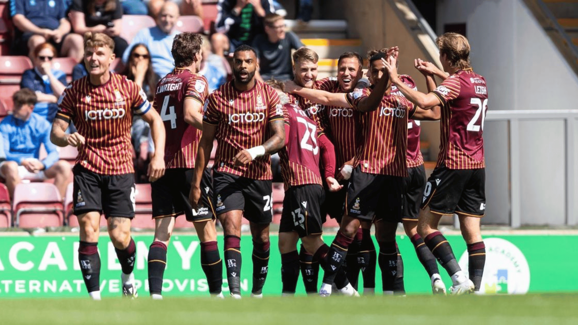 Bradford City Victory Over Wycombe As Neufville Inspires 2-1 Triumph