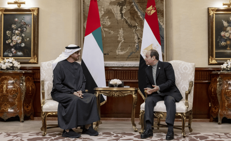 UAE President Visits Egypt’s New Alamein City, Welcomed Warmly by El Sisi
