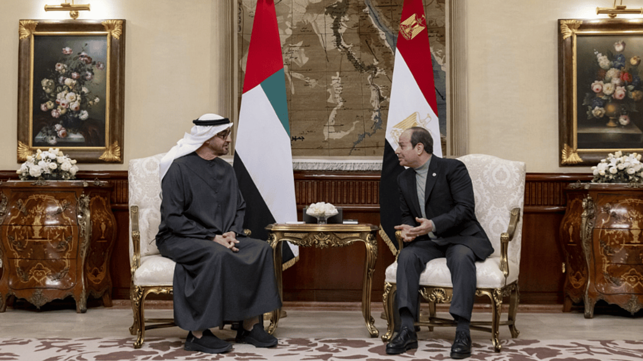 UAE President Visits Egypt’s New Alamein City, Welcomed Warmly by El Sisi