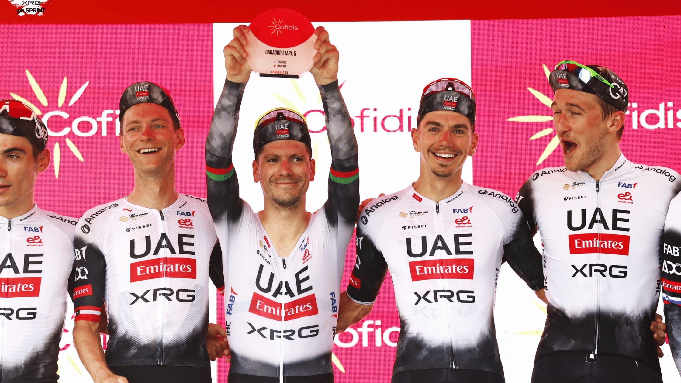 UAE Team Emirates-XRG Claims Thrilling Vuelta Stage Five Victory