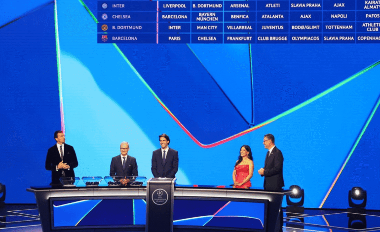 Champions League Draw 2025 Sets Up PSG, Bayern, Barcelona Battles