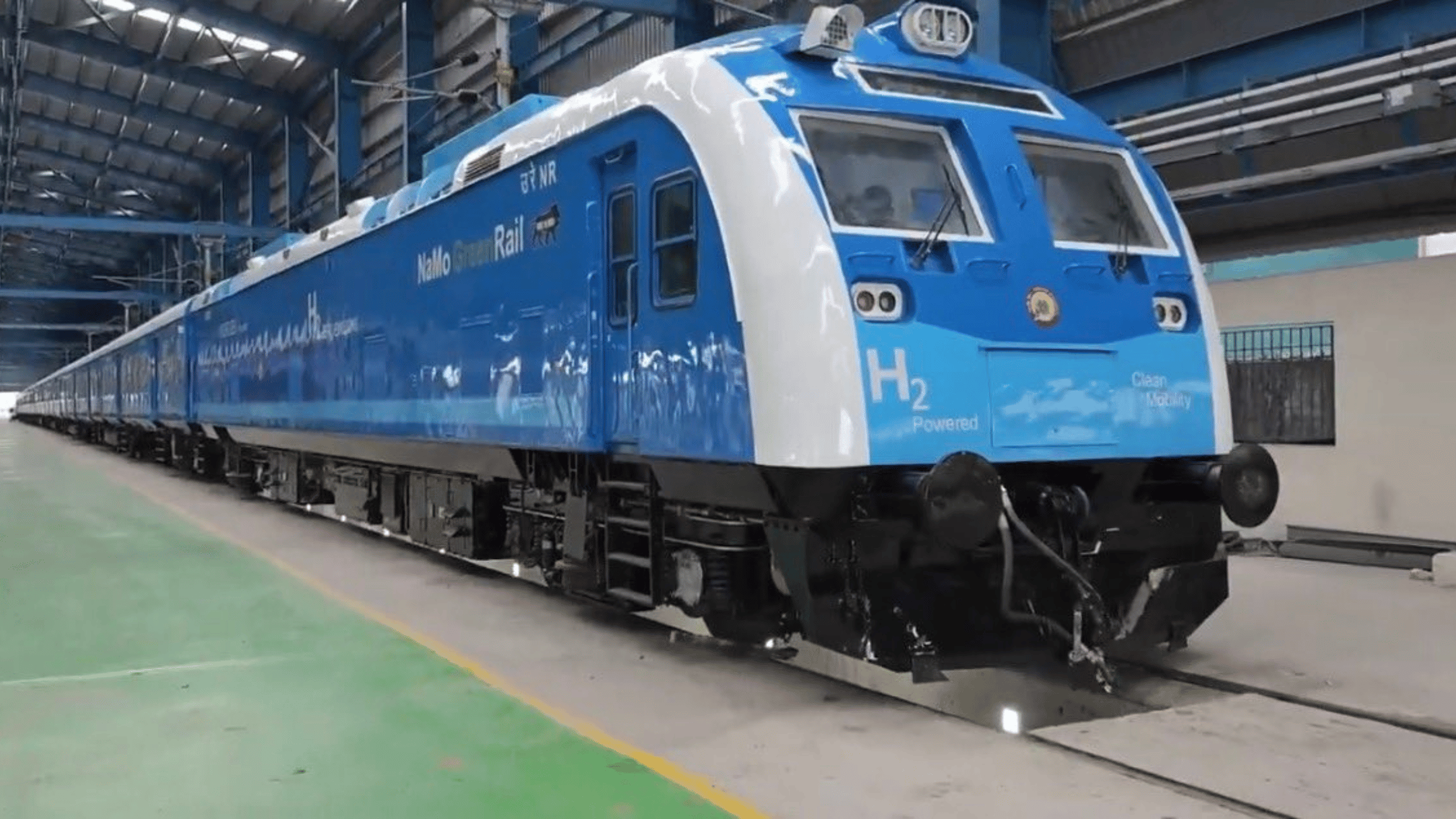 India Launches Powerful Hydrogen Train Leading Sustainable Rail Technology