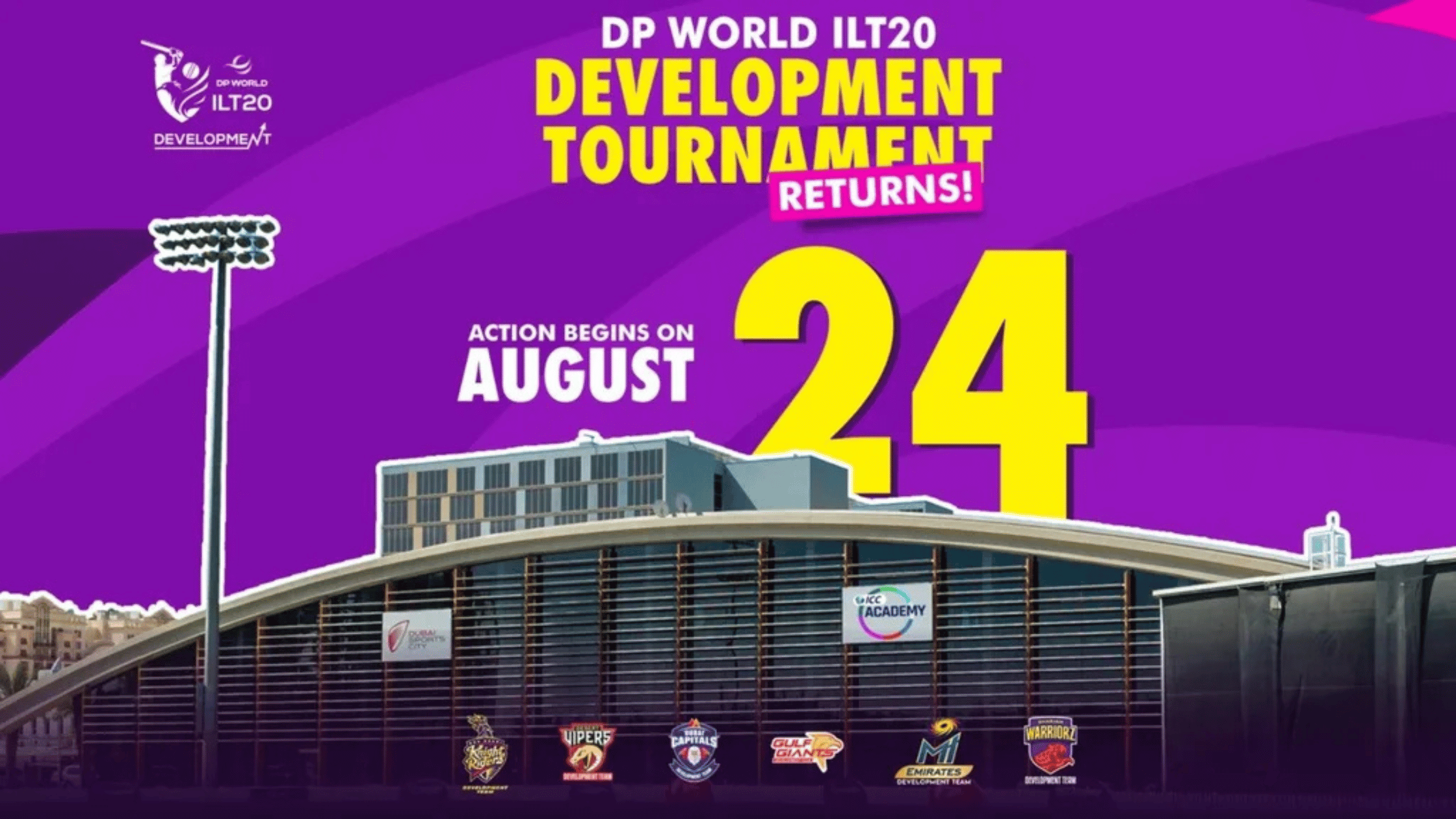 ILT20 Development Tournament to Start on August 24 in Dubai