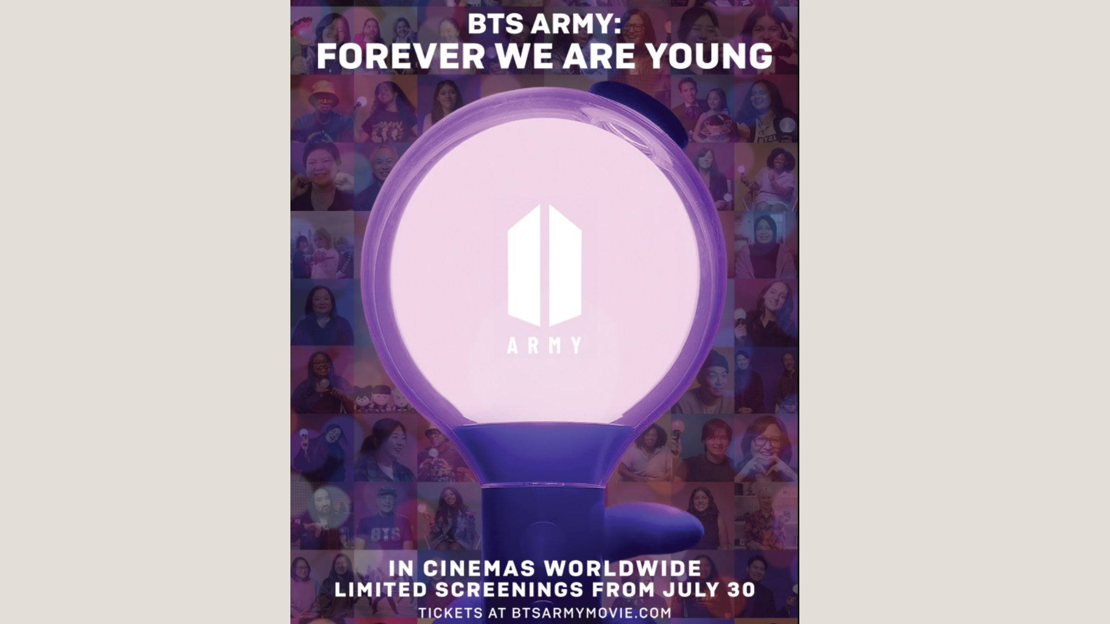 Image source: Official account of @BTS ARMY: FOREVER WE ARE YOUNG