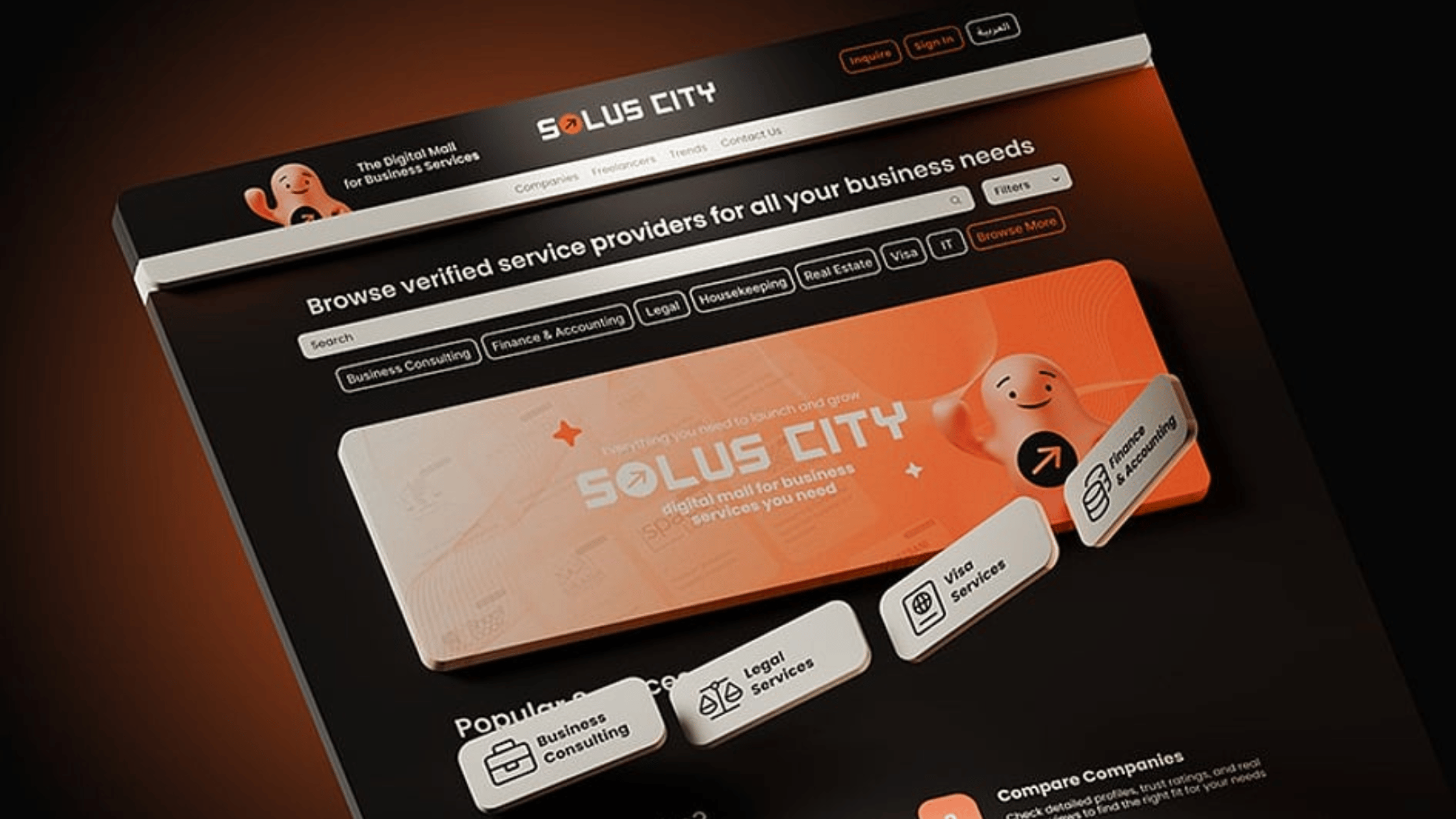 UAE’s First Digital Mall for Verified Business Services by Solus City