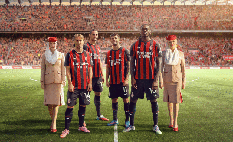 Emirates and AC Milan Extend Historic Partnership for Global Football