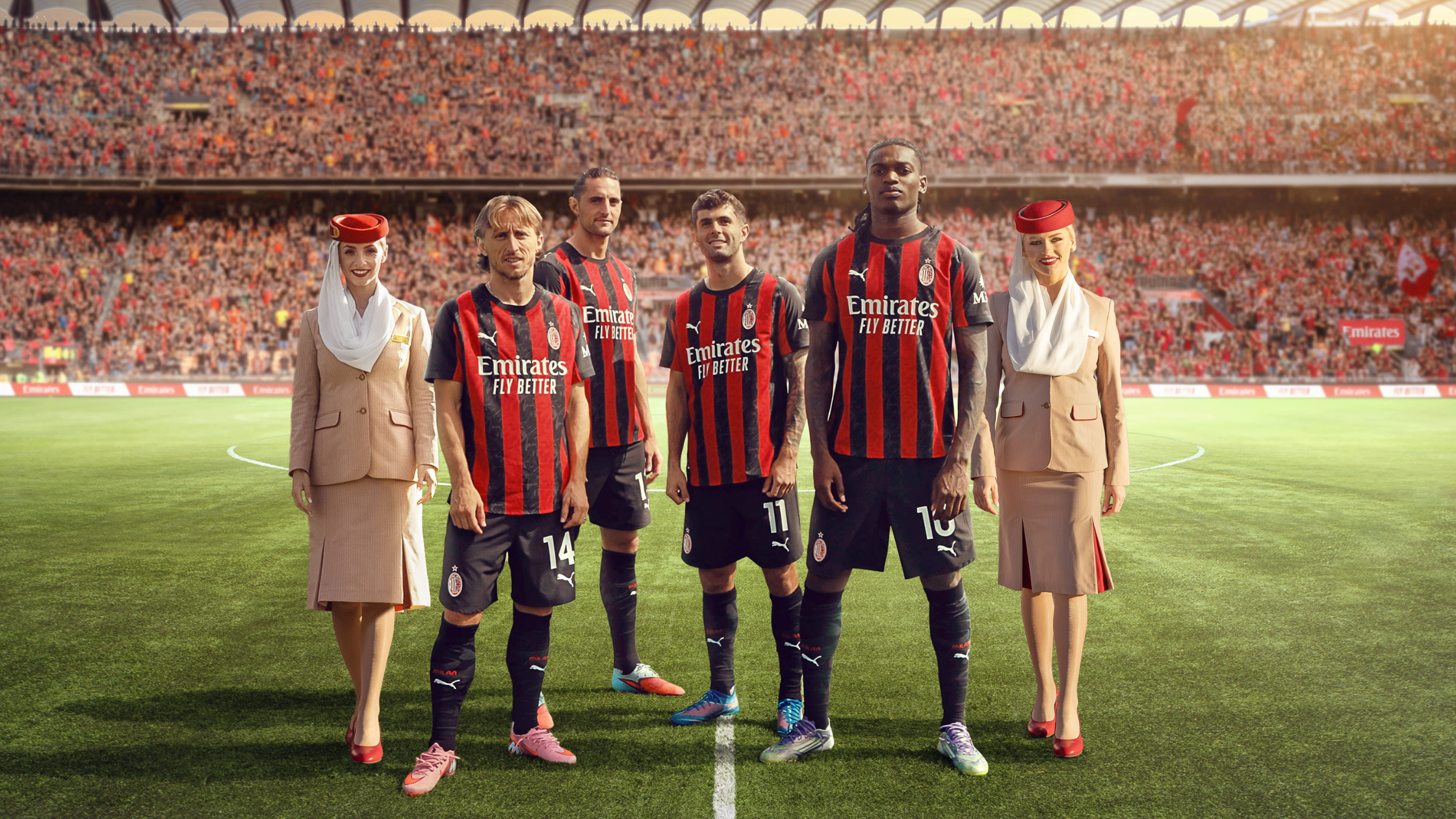 Emirates and AC Milan Extend Historic Partnership for Global Football