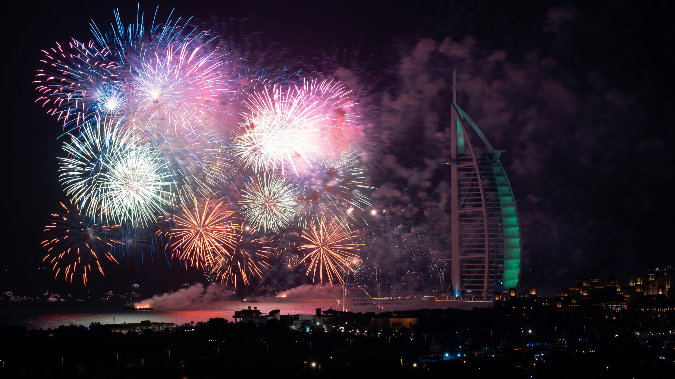 Dubai New Year Fireworks 
