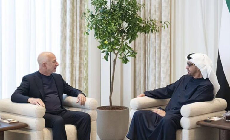Bezos, UAE President Talk AI and Future Tech Deals