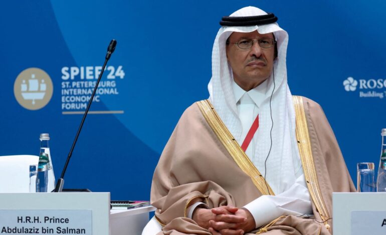 Saudi Minister: New OPEC+ Mechanism to Stabilise Oil Markets