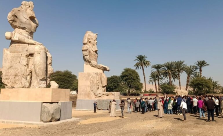 Egypt Restores Colossal Pharaoh Statues After 3,200 Years