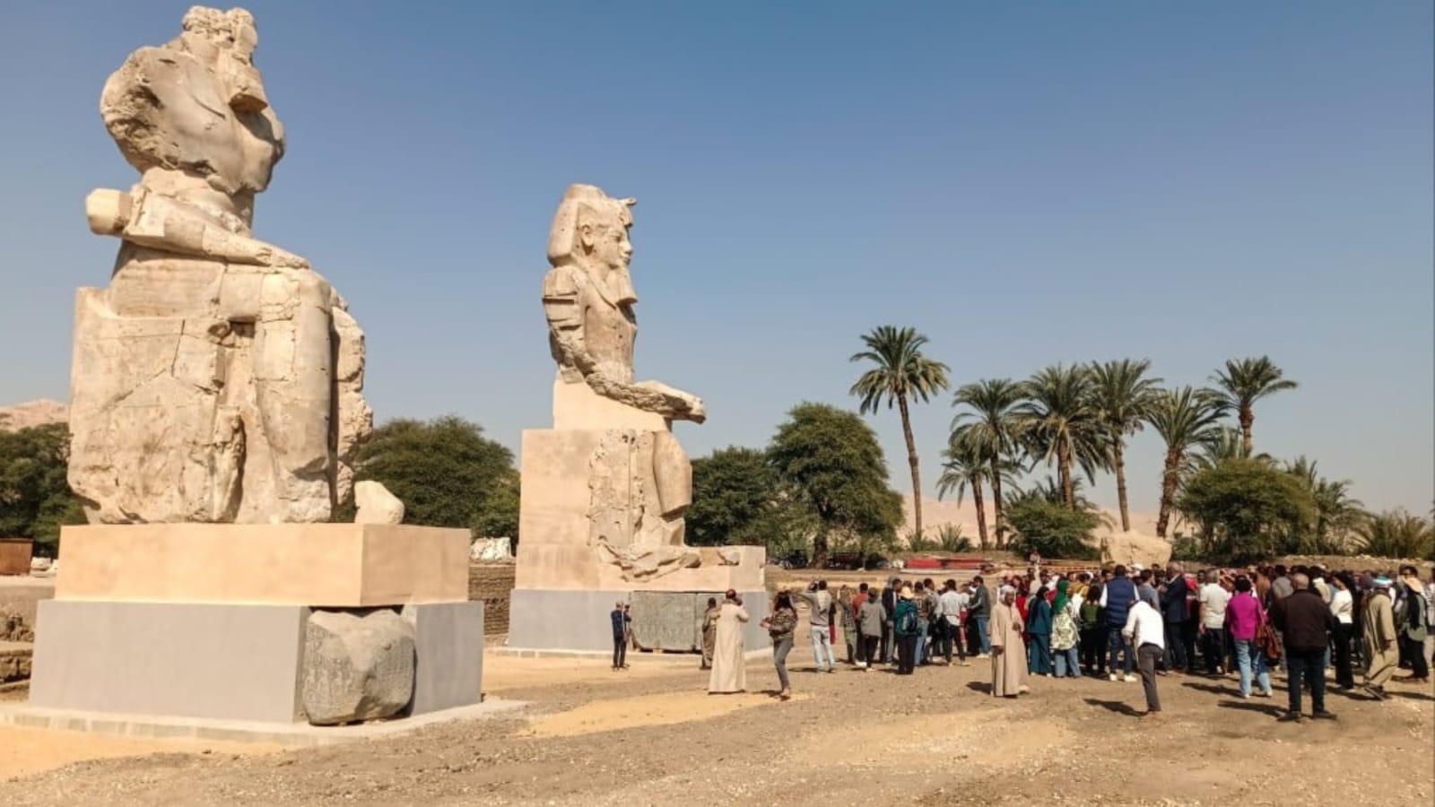 Egypt Restores Colossal Pharaoh Statues After 3,200 Years