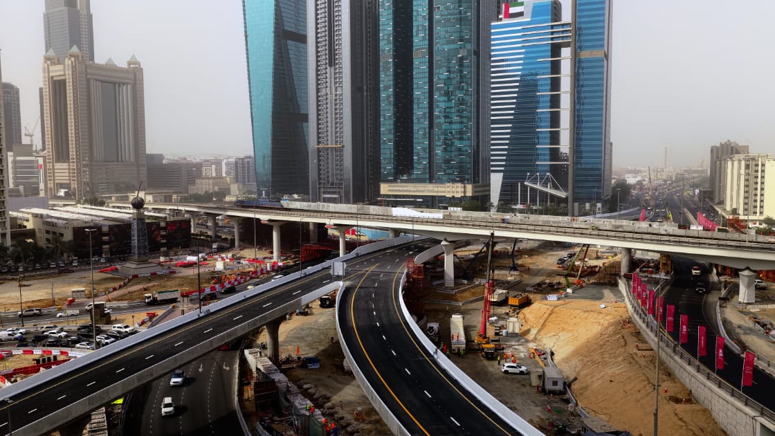 Dubai Opens Two New Bridges to Ease Trade Centre Traffic