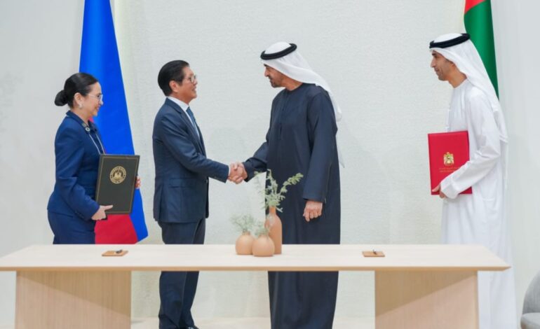 UAE and Philippines Sign Historic CEPA