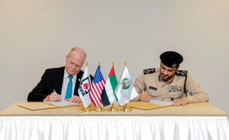 Sharjah Collaborates with NFPA on Fire and Life Safety