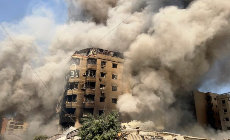 Israel Strikes Beirut Suburb After Hezbollah Attack